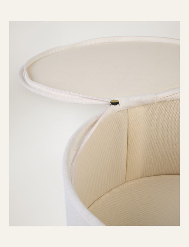 Oppbevaringsboks lys natur - 8