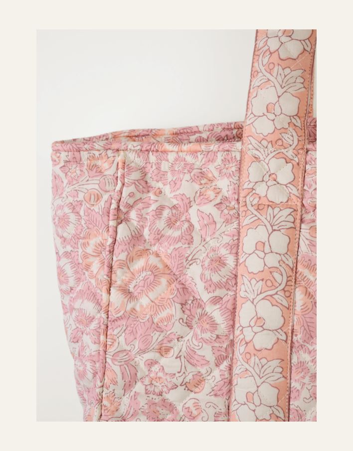 Liten tote bag multi rosa - 3