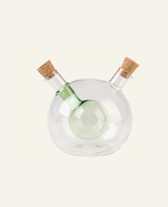 Olje+eddik flaske grønn - 370ml/60ml grønn - 1