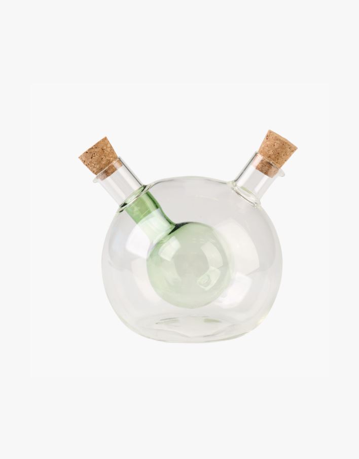 Olje+eddik flaske grønn - 370ml/60ml grønn - 1