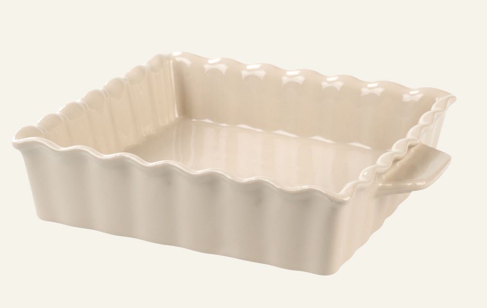 Ildfast form beige - 27,5x23,5x6 cm beige - 1