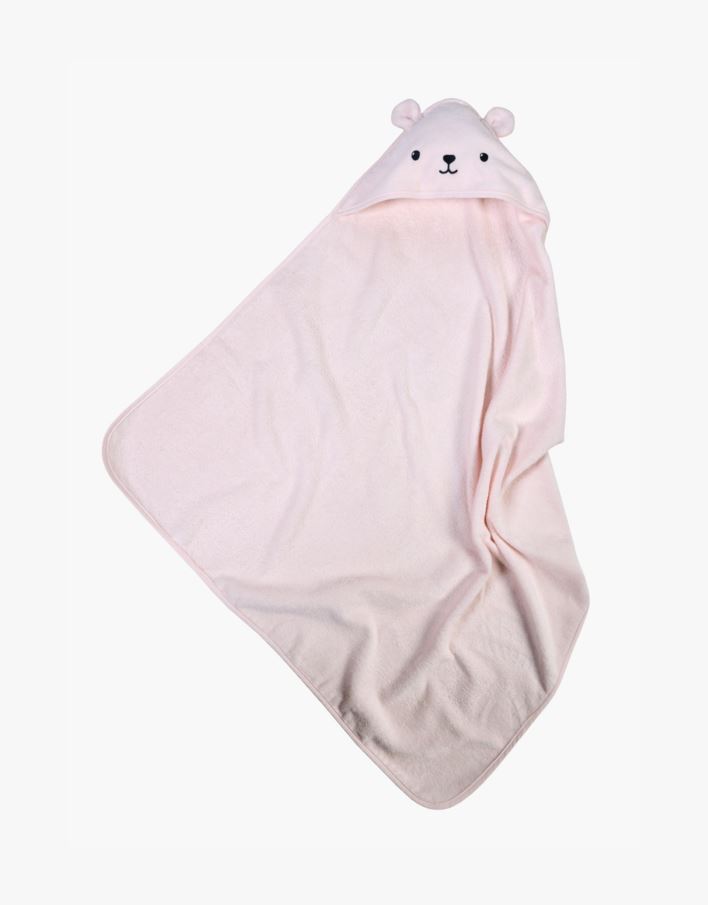 Hettehåndkle lys rosa - 80x80 cm lys rosa - 1