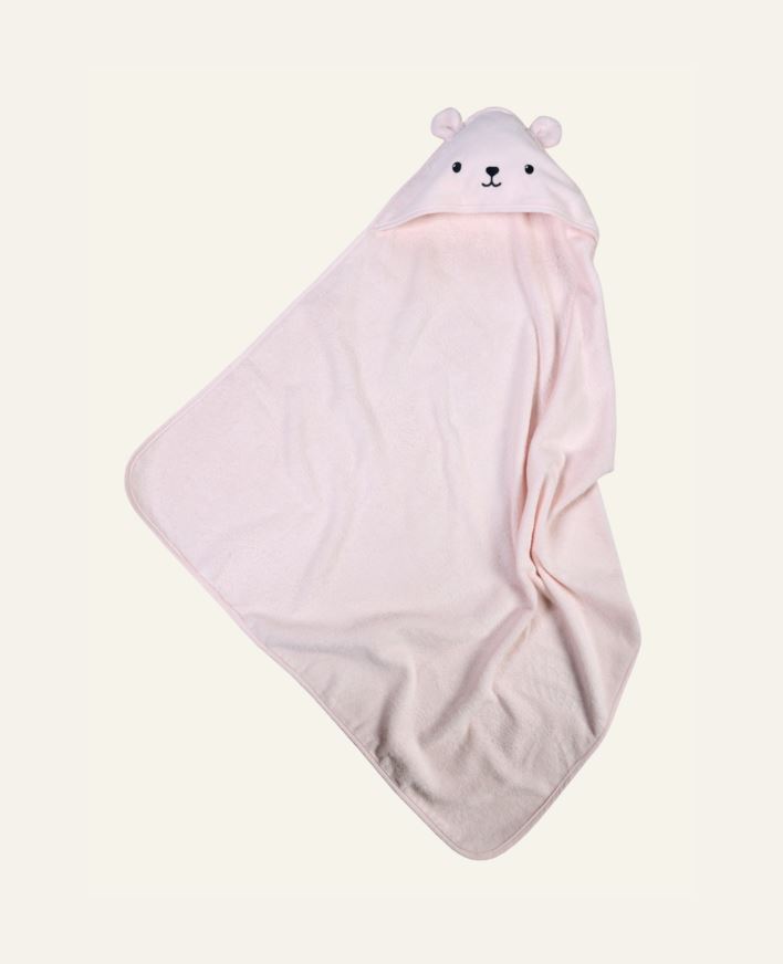 Hettehåndkle lys rosa - 80x80 cm lys rosa - 1