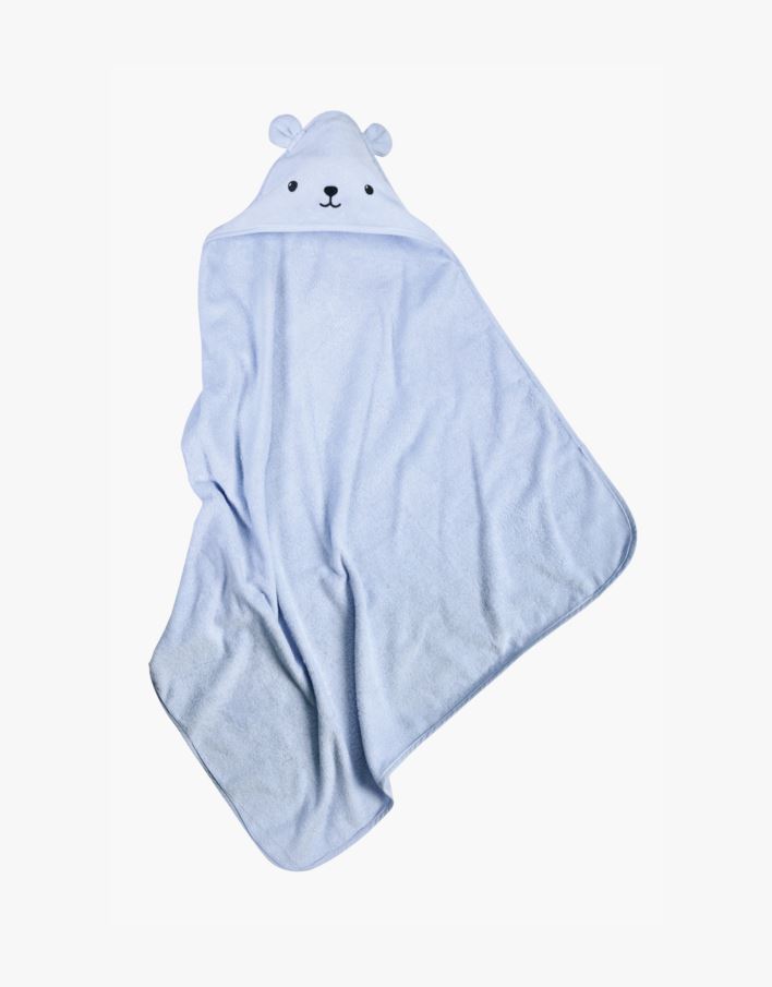 Hettehåndkle lys blå - 80x80 cm lys blå - 1