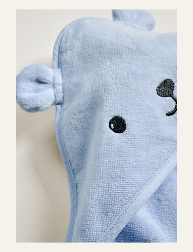 Hettehåndkle lys blå - 3