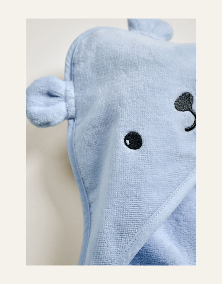 Hettehåndkle lys blå - 3