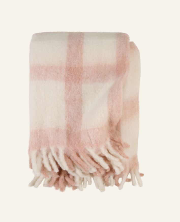 Pledd multi rosa - 130x170 cm multi rosa - 1