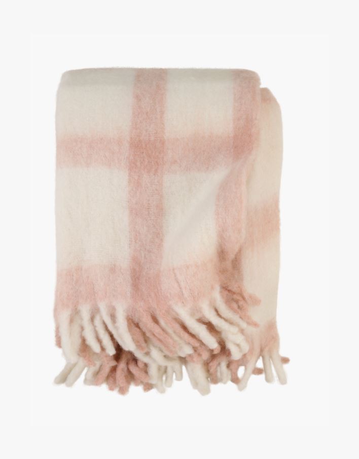 Pledd multi rosa - 130x170 cm multi rosa - 1