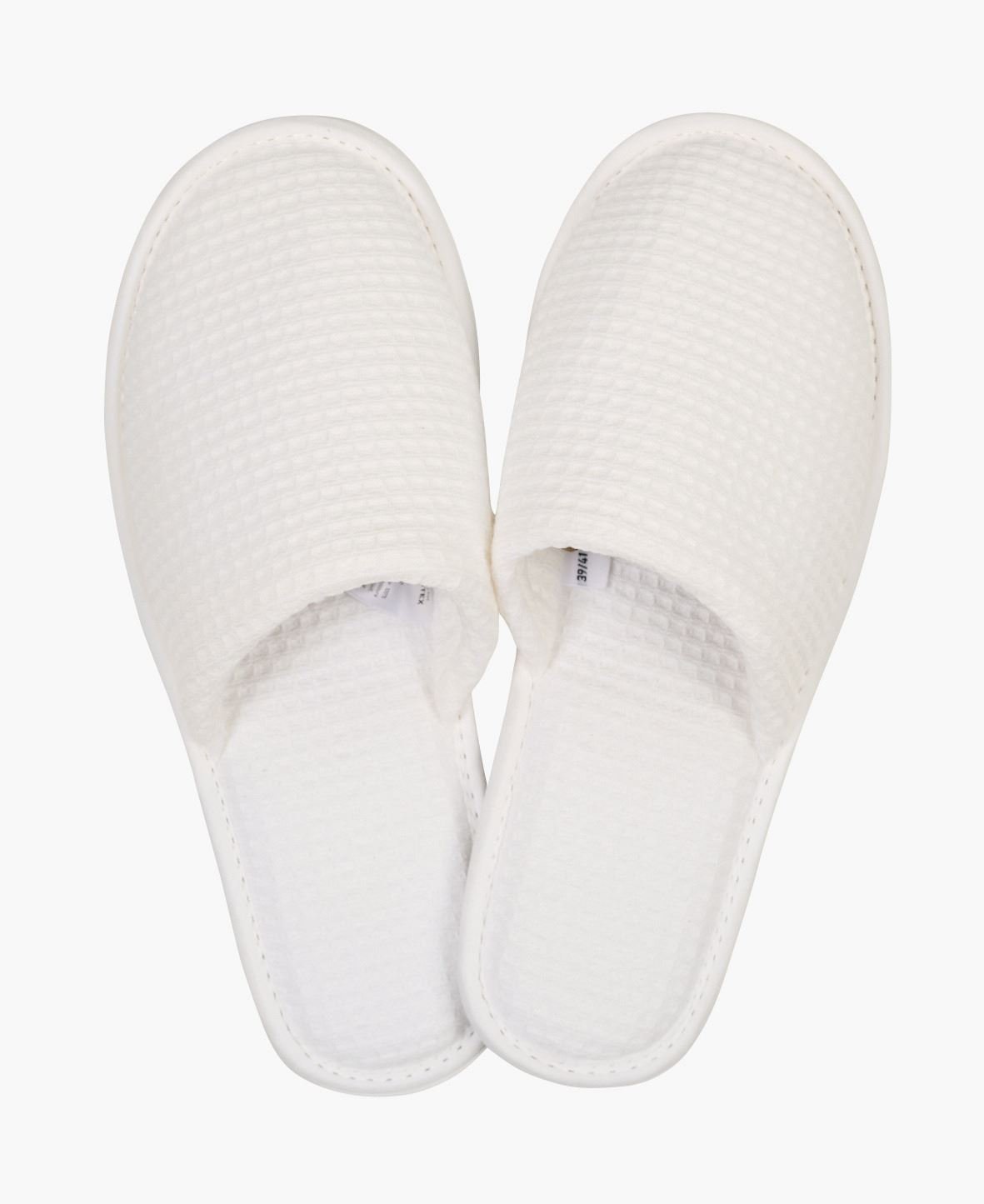 Tøfler hvit - 36 hvit - 1