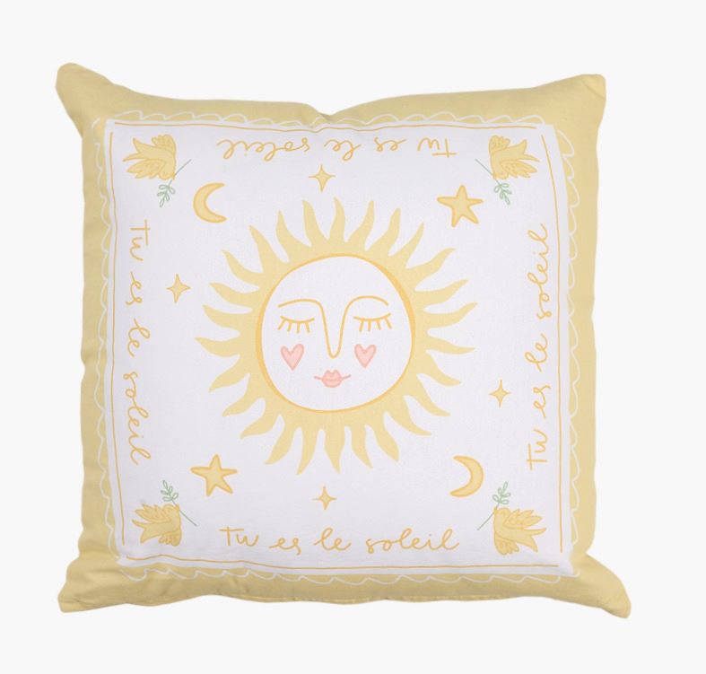 Pyntepute gul - 50x50 cm gul - 1