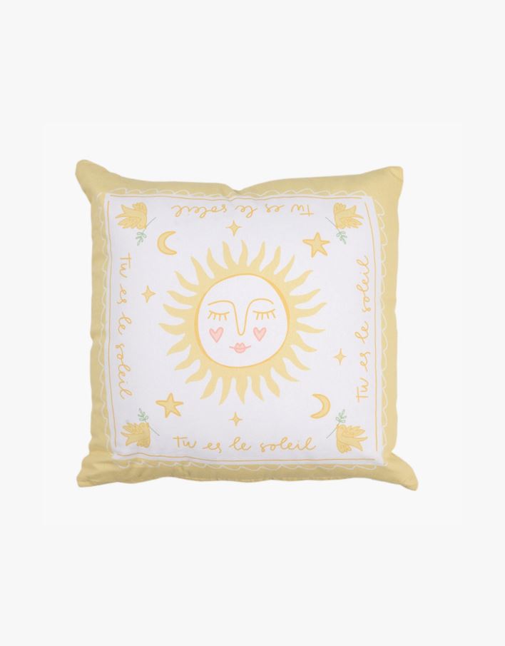 Pyntepute gul - 50x50 cm gul - 1