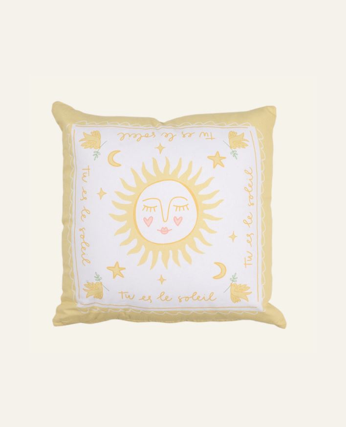 Pyntepute gul - 50x50 cm gul - 1