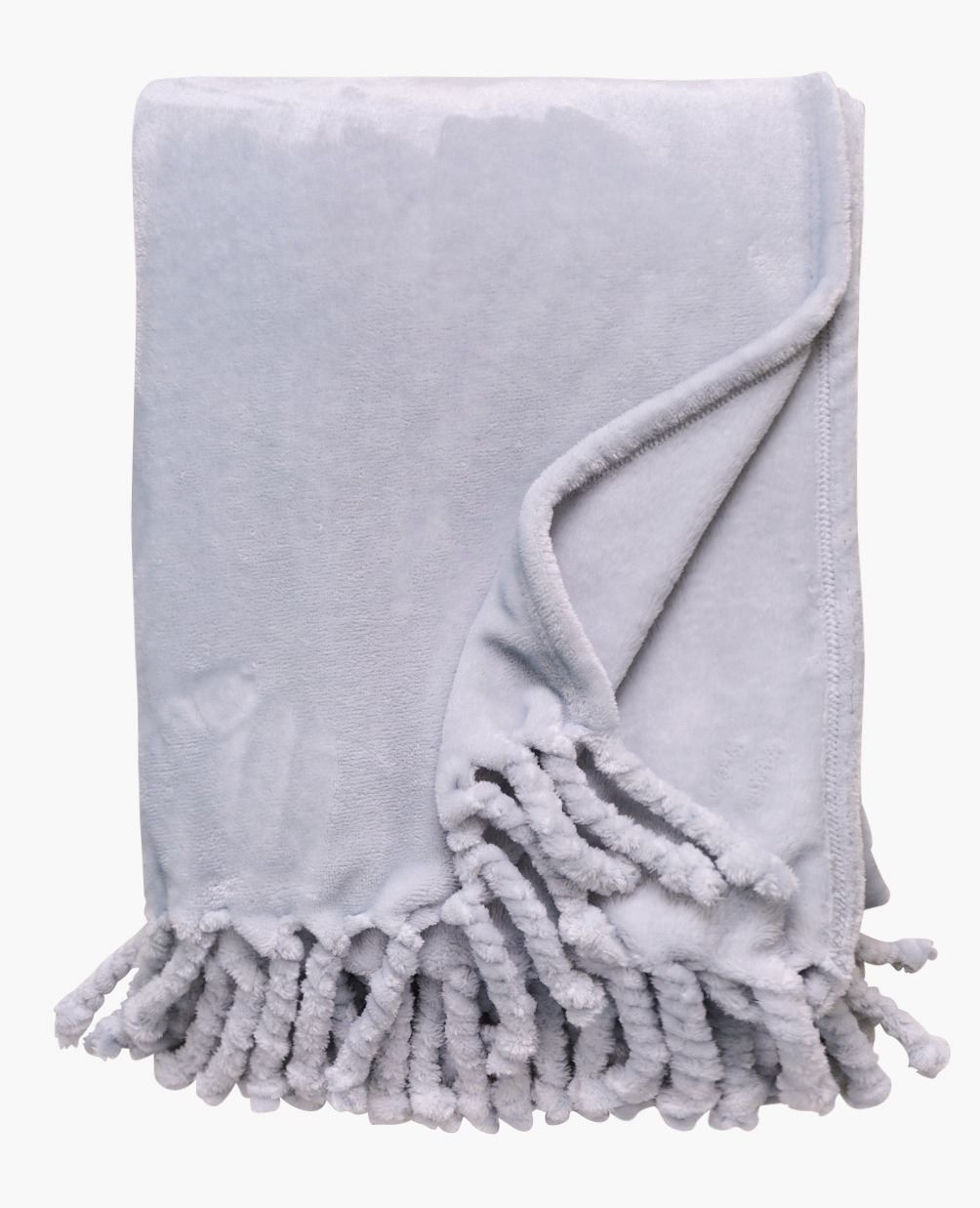 Fleecepledd lys blå - 130x170 cm lys blå - 1