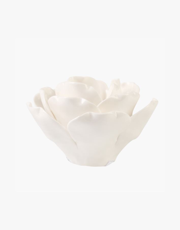 Telysholder hvit - 11x11x7,8 cm hvit - 1