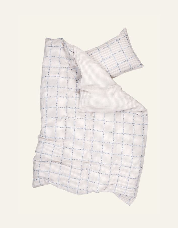 Krepp sengesett multi beige - 3