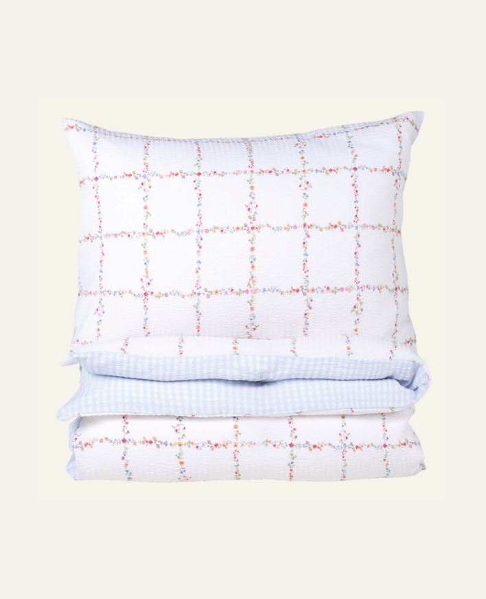 Krepp sengesett multi - 140x200 cm multi - 1