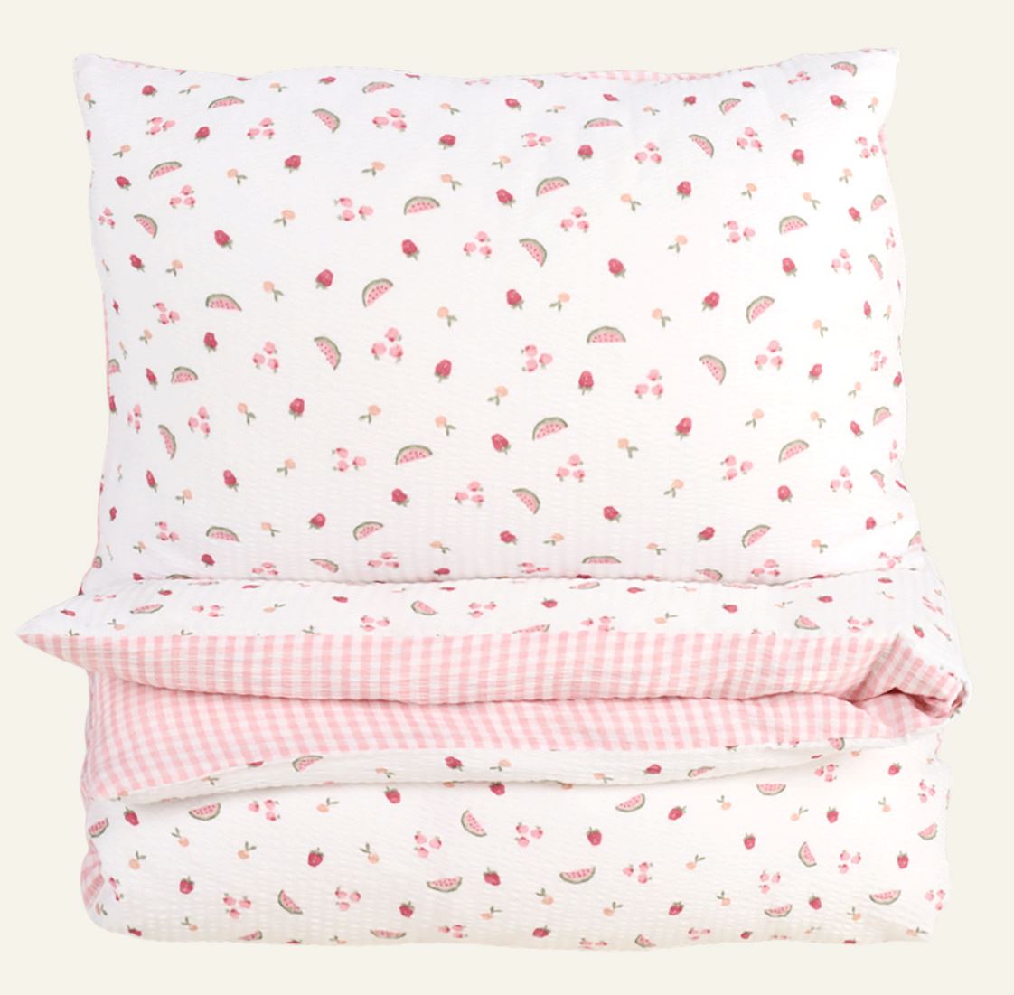 Krepp sengesett multi - 140x200 cm/50x70 cm multi - 1