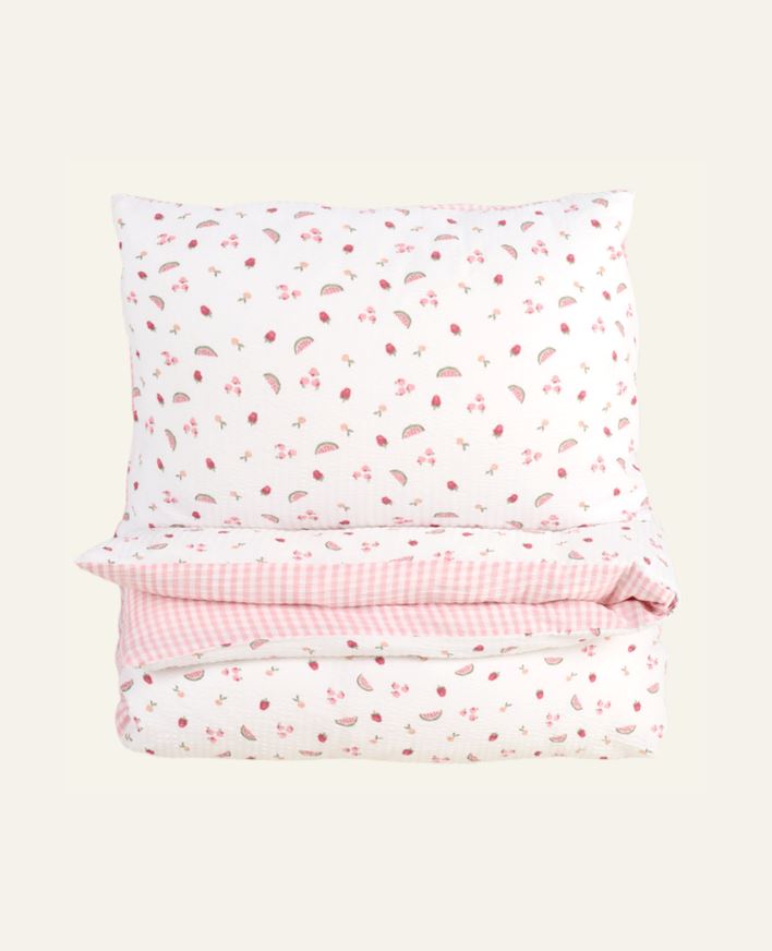 Krepp sengesett multi - 140x200 cm/50x70 cm multi - 1