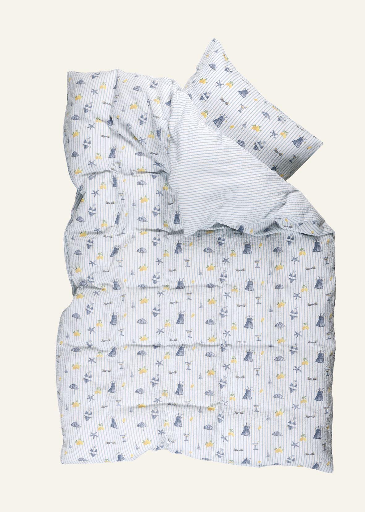 Krepp sengesett multi - 2