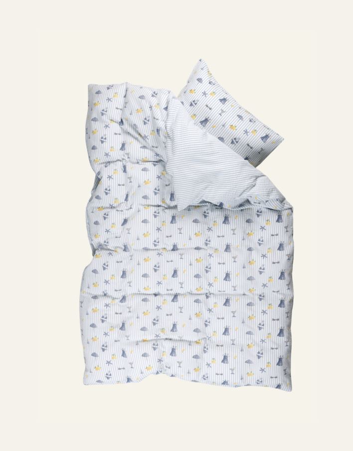 Krepp sengesett multi - 2