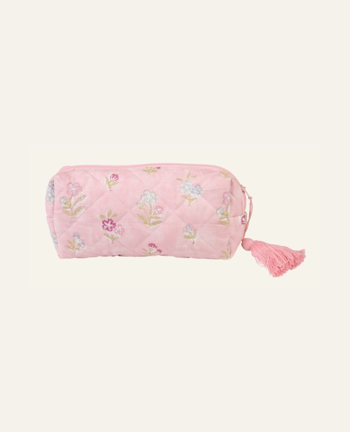 Liten toalettmappe rosa - 9x20 cm rosa - 1
