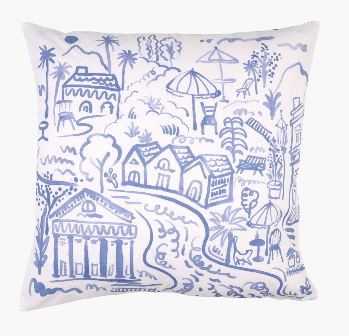 Pynteputetrekk multi blå - 50x50 cm multi blå - 1