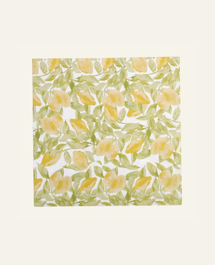 Papirservietter multi gul - 33x33 cm multi gul - 1