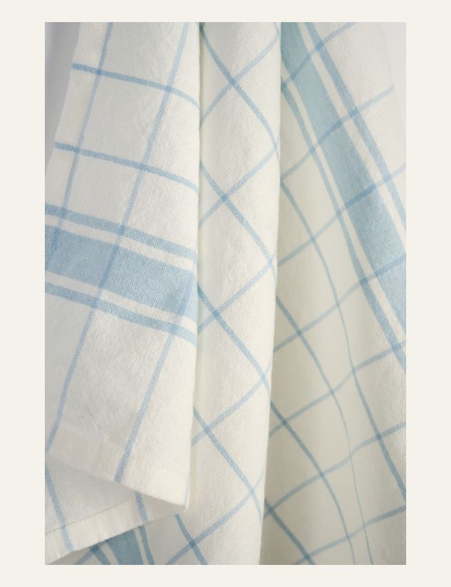 Kjøkkenhåndkle lys blå - 2