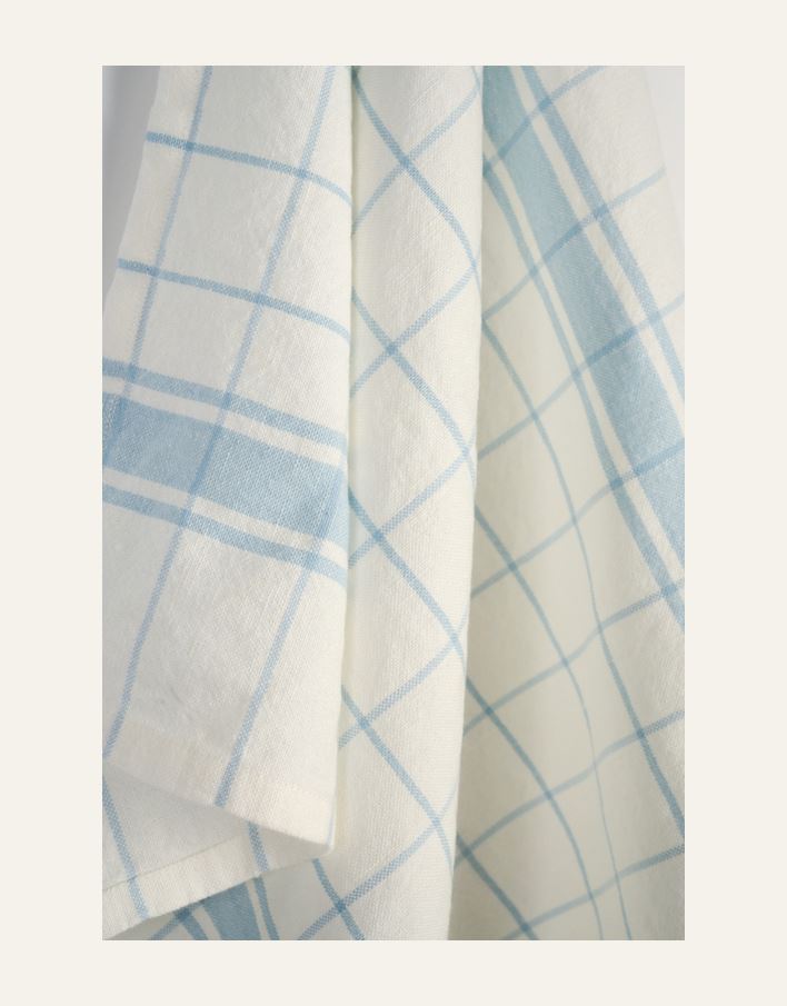 Kjøkkenhåndkle lys blå - 2