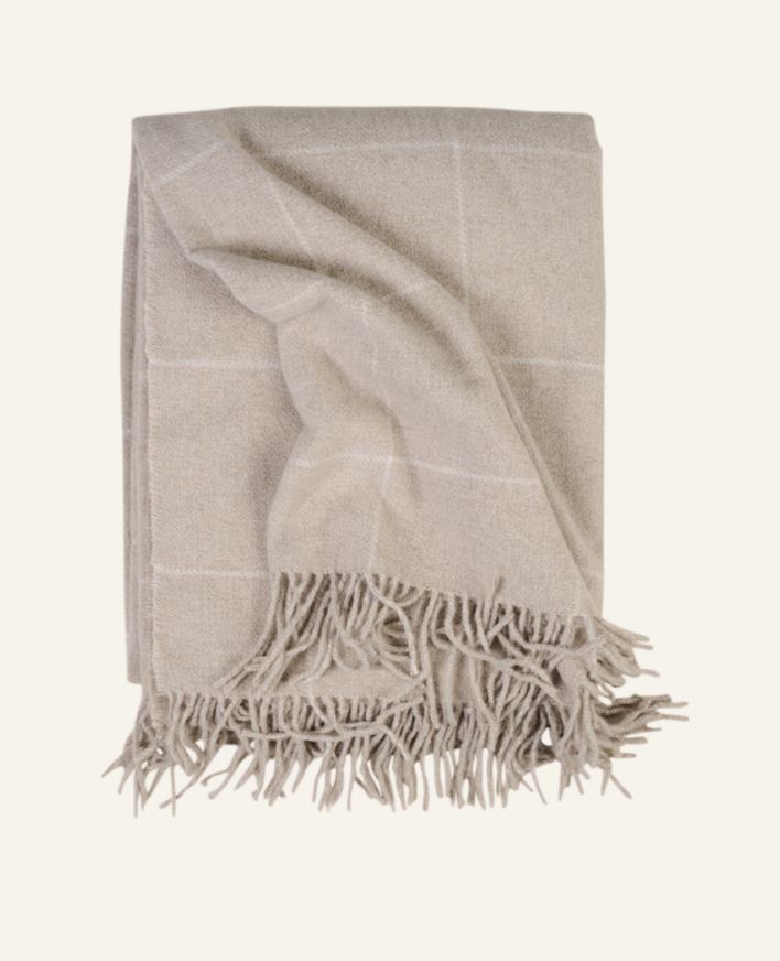 Pledd beige - 130x170 cm beige - 1