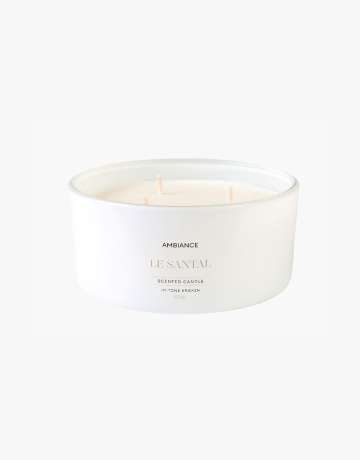 Duftlys hvit - 650 g hvit - 1