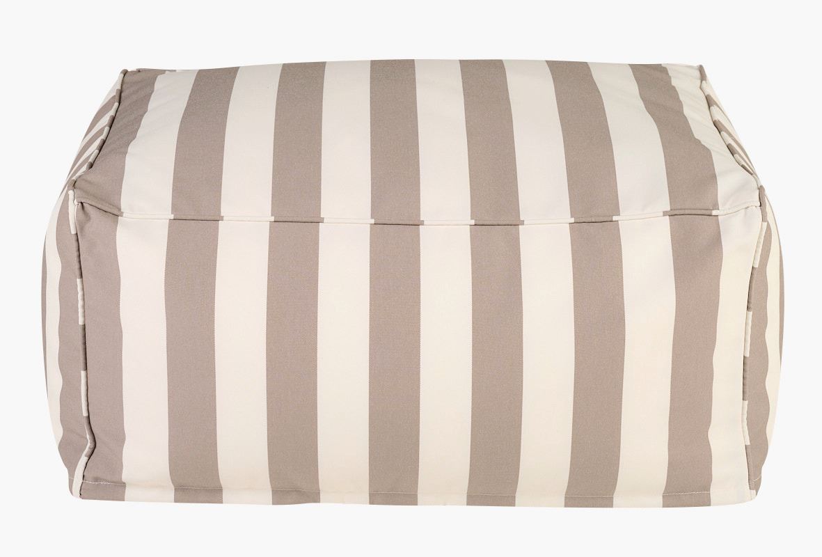 Puff multi beige - 70x55x35 cm multi beige - 1