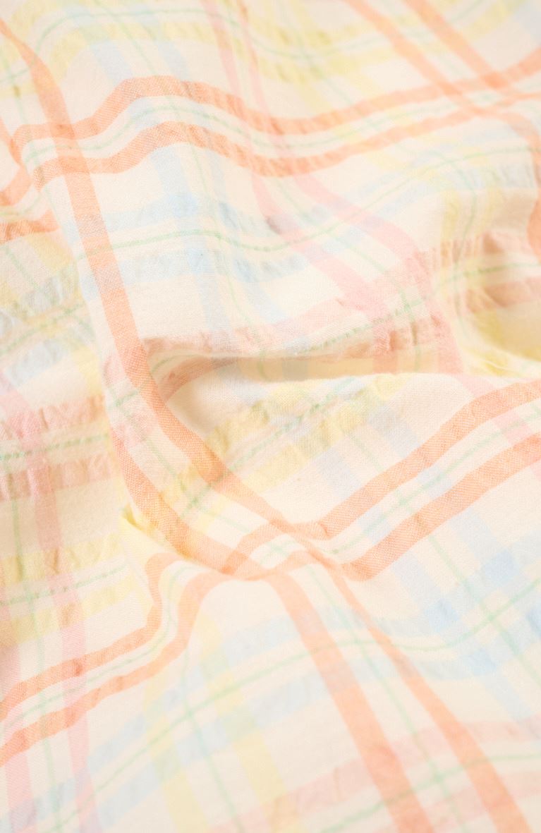 Garnfarget krepp sengesett multi - 3