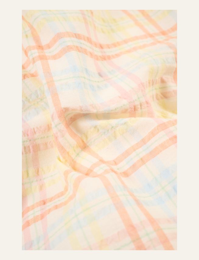 Garnfarget krepp sengesett multi - 3