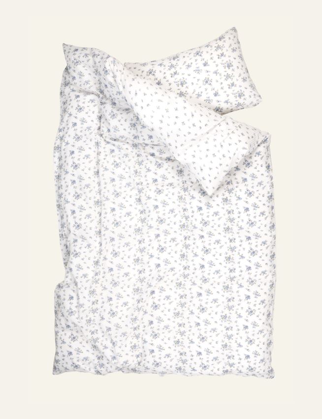 Krepp sengesett blå - 5