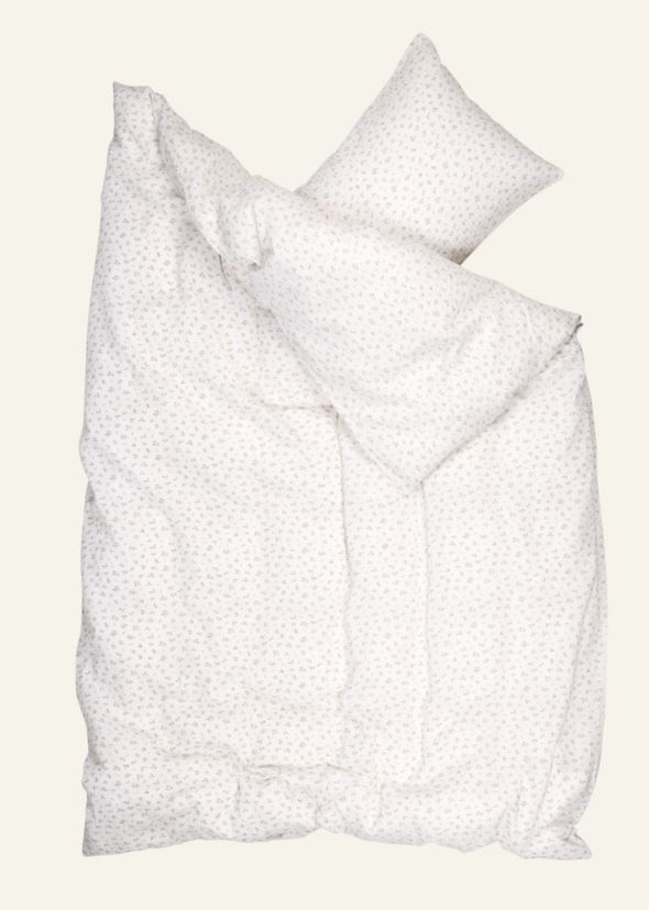 Krepp sengesett rosa - 3