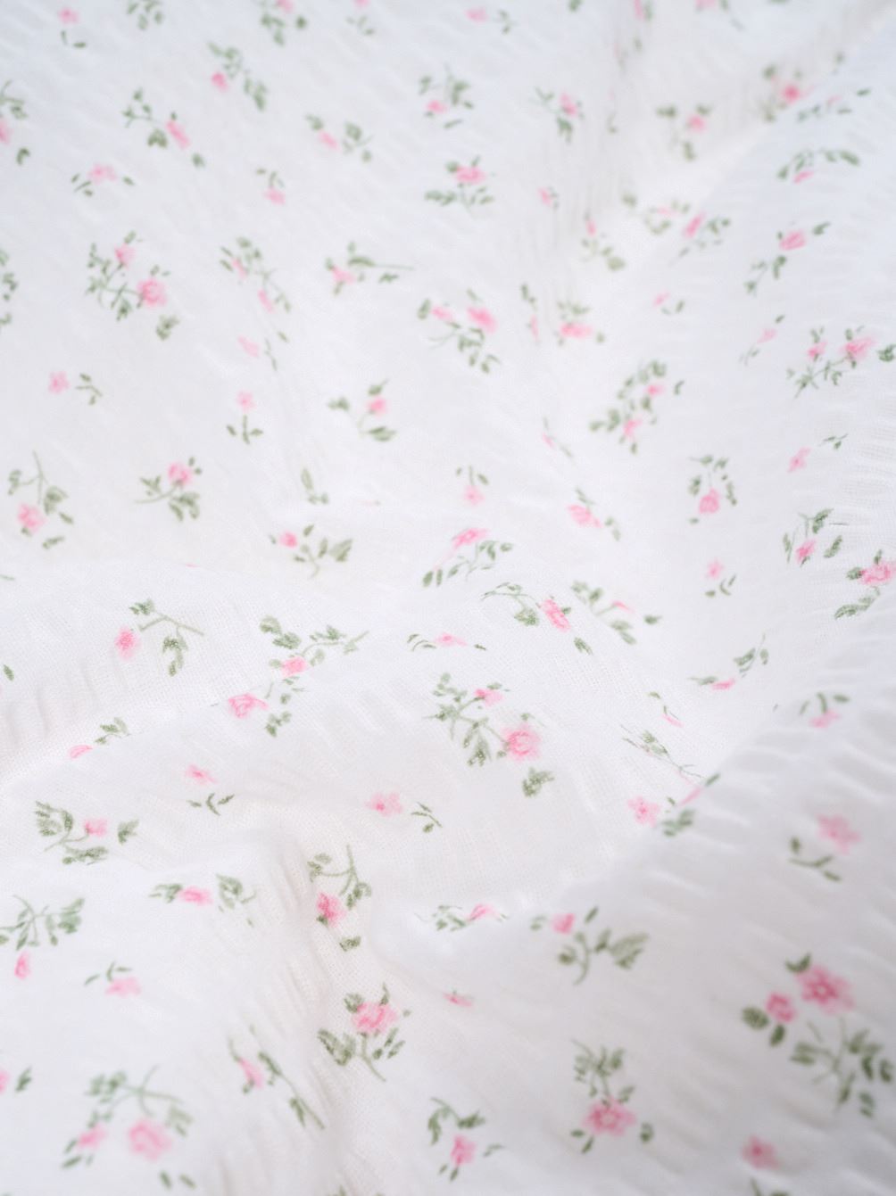 Krepp sengesett rosa - 4