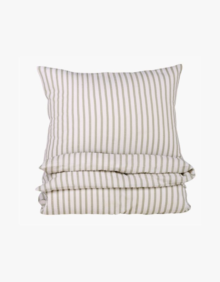 Krepp sengesett grønn - 140x200 cm grønn - 1