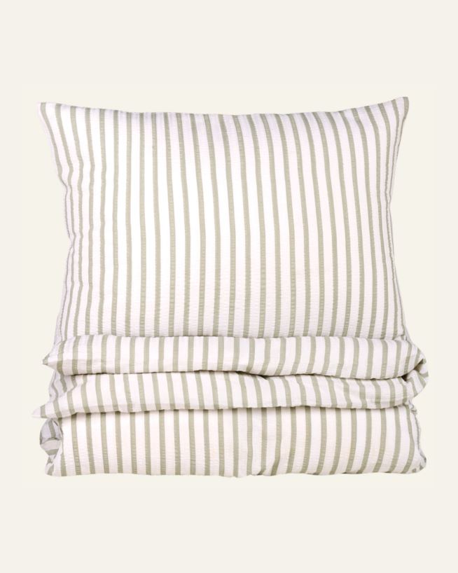 Krepp sengesett grønn - 200x220 cm grønn - 1