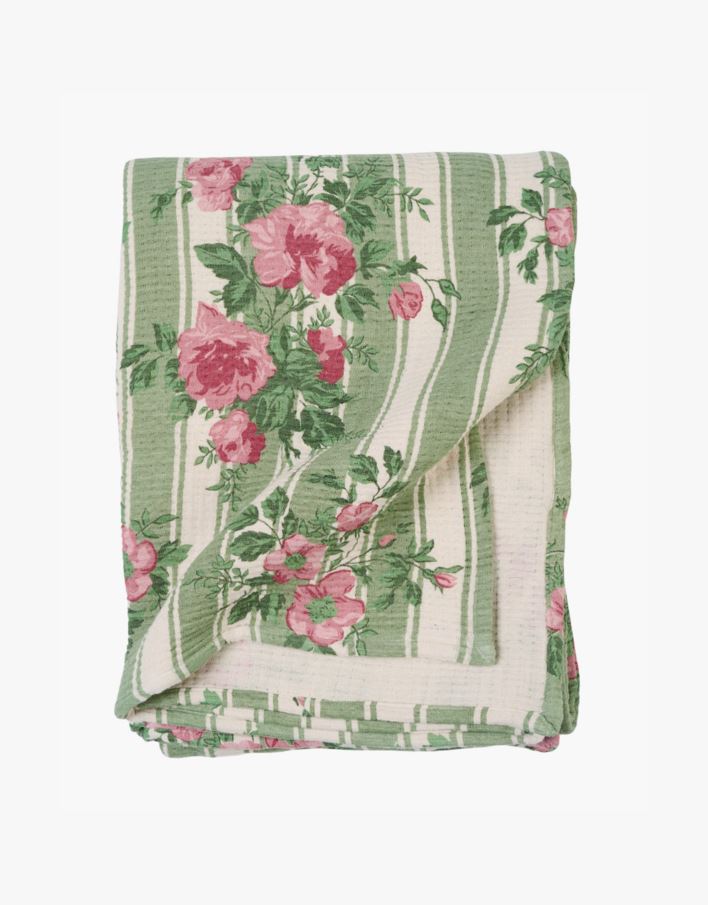 Pledd multi grønn - 130x170 cm multi grønn - 1