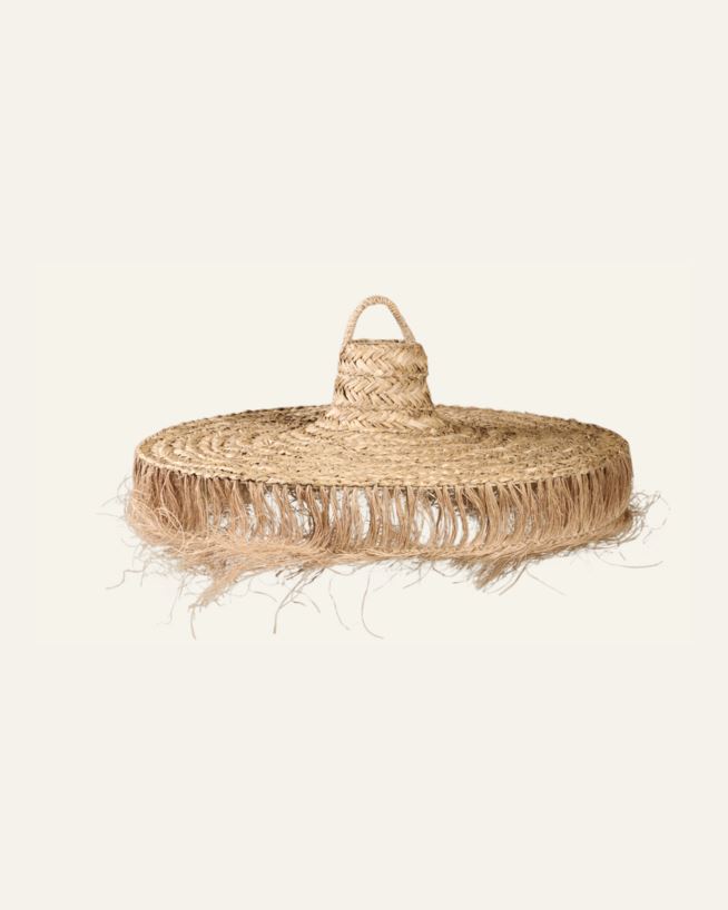 Lampeskjerm natur - ø69x25 cm natur - 1