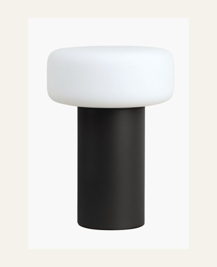 Led lampe svart - ø14x11,7 cm svart - 1