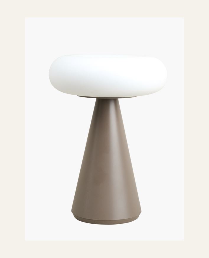 Led lampe lys brun - ø15,6x20,6 cm lys brun - 1