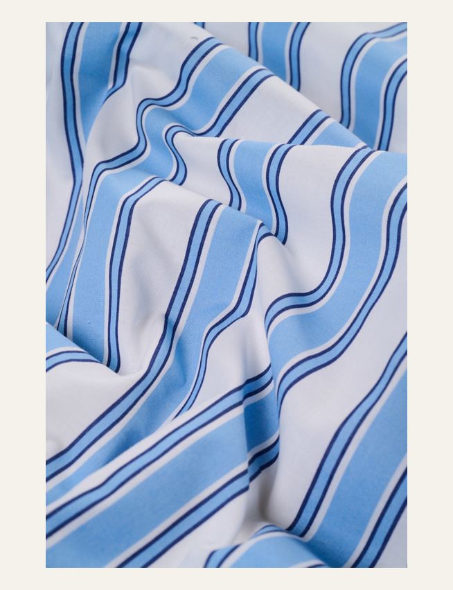 Bomull sengesett blå - 2