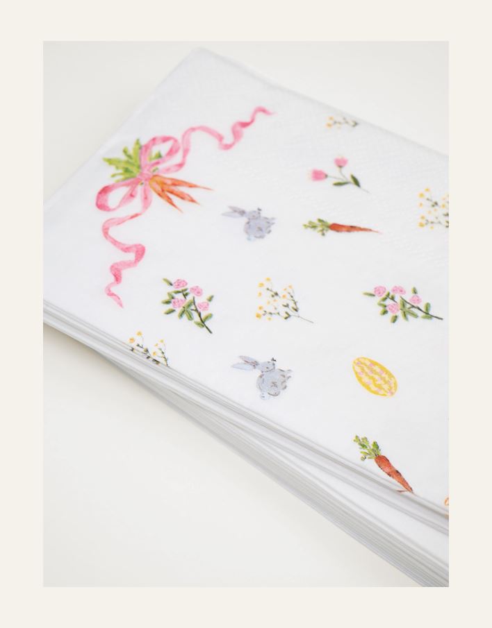 Buffet papirservietter multi hvit - 3