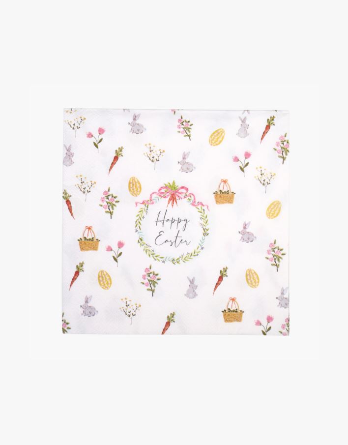 Papirservietter multi hvit - 33x33 cm multi hvit - 1