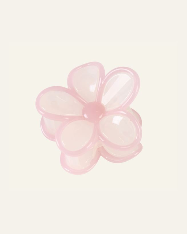 Hårklype rosa - 4,5x4,2x3,5 cm rosa - 1