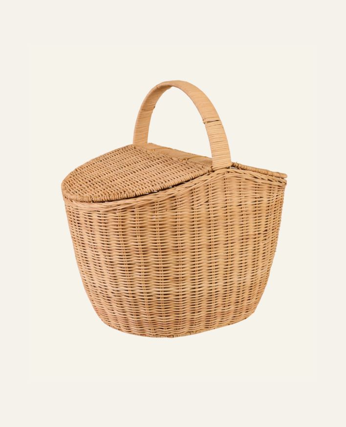 Picnic kurv natur - 42x31x43 cm natur - 1