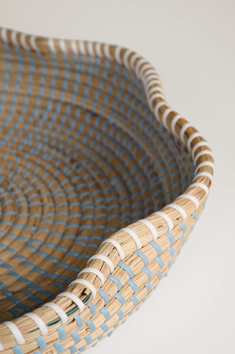 Dekor skål lys blå - 2