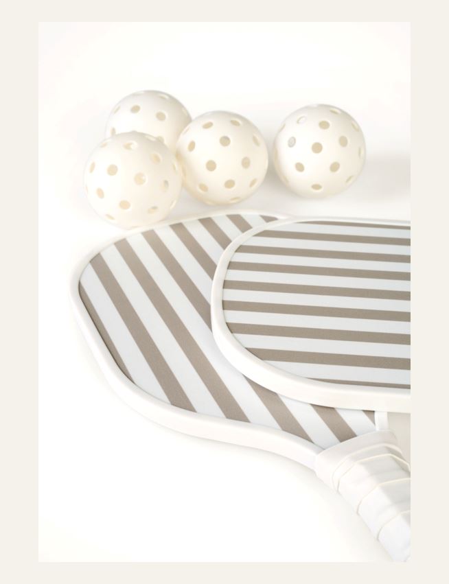 Pickleball sett lys beige - 2